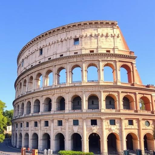 Colosseum in Rome during the day
